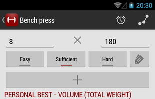 Logging sets is quick and easy