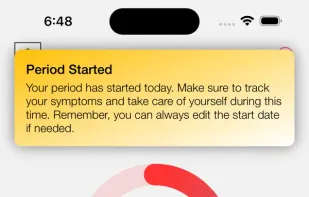 Periods Date screenshot 2