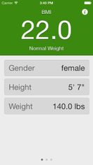 BMI Calculator for Women &amp; Men screenshot 1