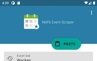 NoFb Event Scraper screenshot 1