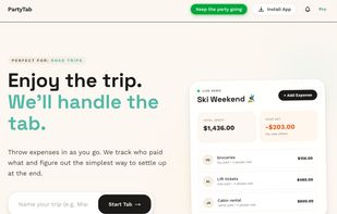 PartyTab screenshot 1