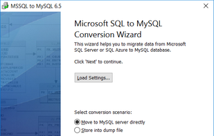 MSSQL-MySQL Sync screenshot 1
