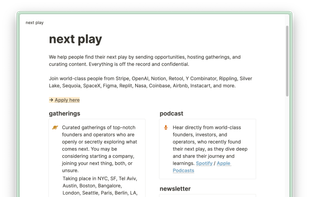 next play screenshot 1