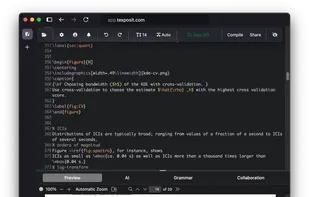 TeXposit screenshot 1