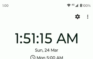 Fossify Clock screenshot 1