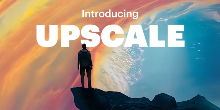 DreamMachine unveils 4K upscale feature image