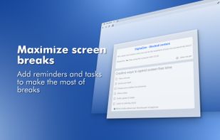 Add a todo list over the block screen, and use the most of your breaks