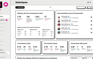 Résumé des stats & recommendations de suivi
-
Summary of statistics & follow-up recommendations