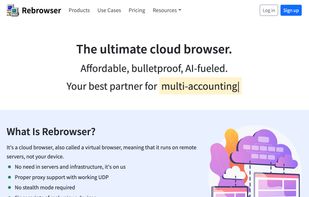Rebrowser screenshot 1