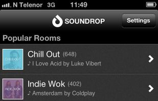 Soundrop screenshot 1