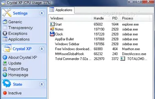 Crystal XP screenshot 3