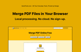 PDF merge tool