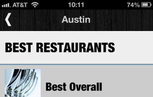 Citysearch screenshot 2