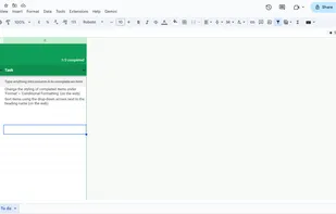 Google Sheets screenshot 2