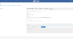 Take a look at the integrated email structure within Orgzit