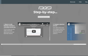 p2p Business Awards step-by-step tutorials