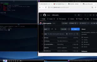 XLibre running on FreeBSD.