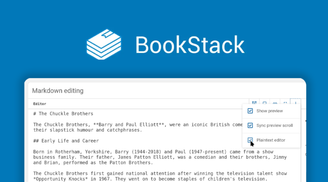 BookStack v25.07 introduces plaintext markdown mode, WYSIWYG expansion, and API ZIP export image