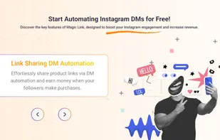 Key Feature of Magic Link: Link Sharing DM Automation