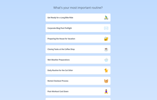 StepList screenshot 1