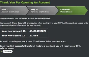 Neteller screenshot 1