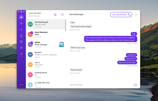 TextNow screenshot 1