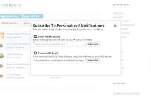 WPJobBoard screenshot 2