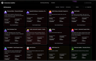 Extension Auditor screenshot 1