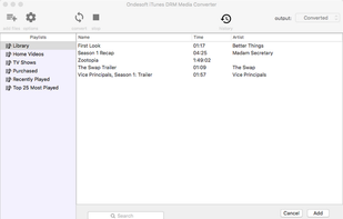 iTunes Video Converter for Mac screenshot 1