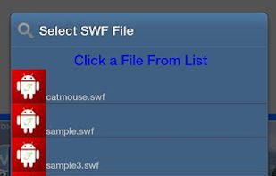 Flash Player Lite SWF Browser screenshot 2