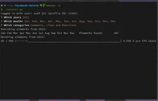 Facebook Delete screenshot 2