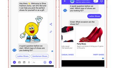 An e-commerce chatbot assisting the user to make a purchase. The chatbot can recommend products based on user preference thereby helping businesses close deals faster. The customer can purchase the item and check out without needing to leave their favourite messaging app. 