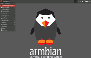 Armbian screenshot 1
