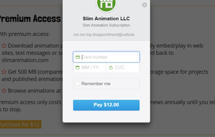 Purchase Premium for $12/year
