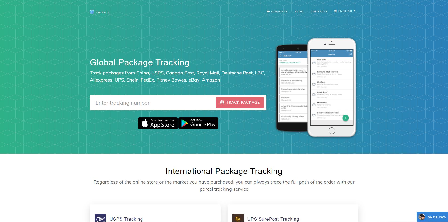 Global package tracking - all in one package tracking