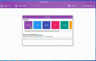 Permadelete screenshot 1