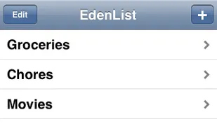 EdenList screenshot 2
