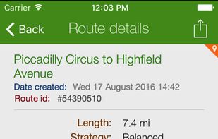 CycleStreets screenshot 1