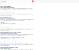 search result examples