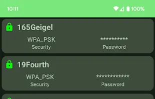 WiFiList screenshot 1