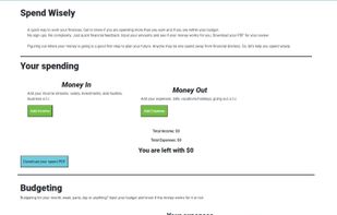 home page