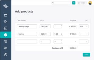 Teamleader screenshot 1