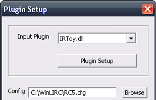 WinLIRC screenshot 1