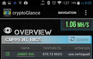 cryptoGlance screenshot 2