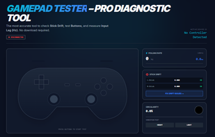 Gamepad tester