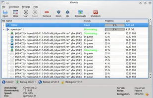 kwooty downloading with multi-servers