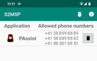 Secure SMS Proxy (S2MSP) screenshot 3