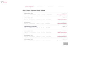 GPUDeploy screenshot 1