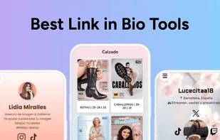 Examples of professional link in bio pages created with atom.bio. From creators to small businesses, these designs show how you can customize your page to share links, catalogs, services, and social profiles in a single destination.