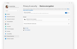 Windows BitLocker screenshot 1